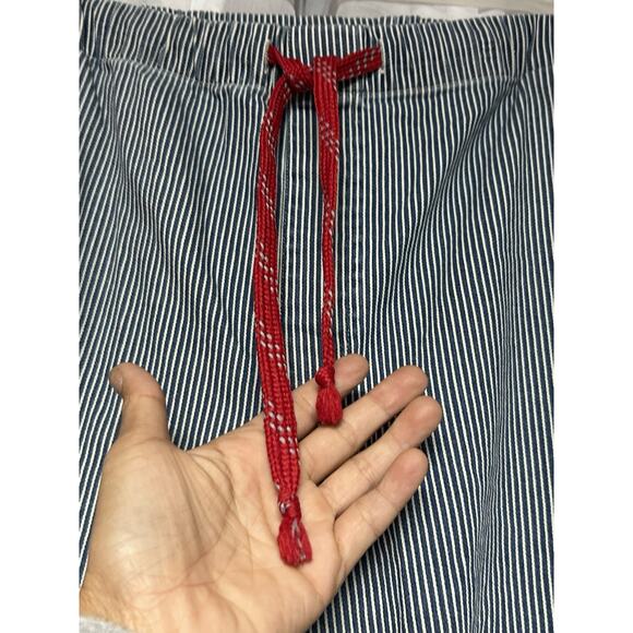 Unisex LA Famous Rivi Goods Pinstriped Elastic Waist Rockabilly Pants Size L - Picture 2 of 8